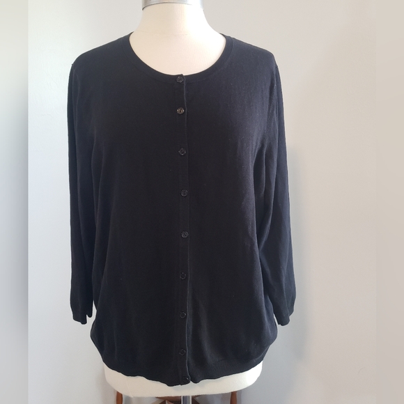Talbots Sweaters - Talbots Black cardigan